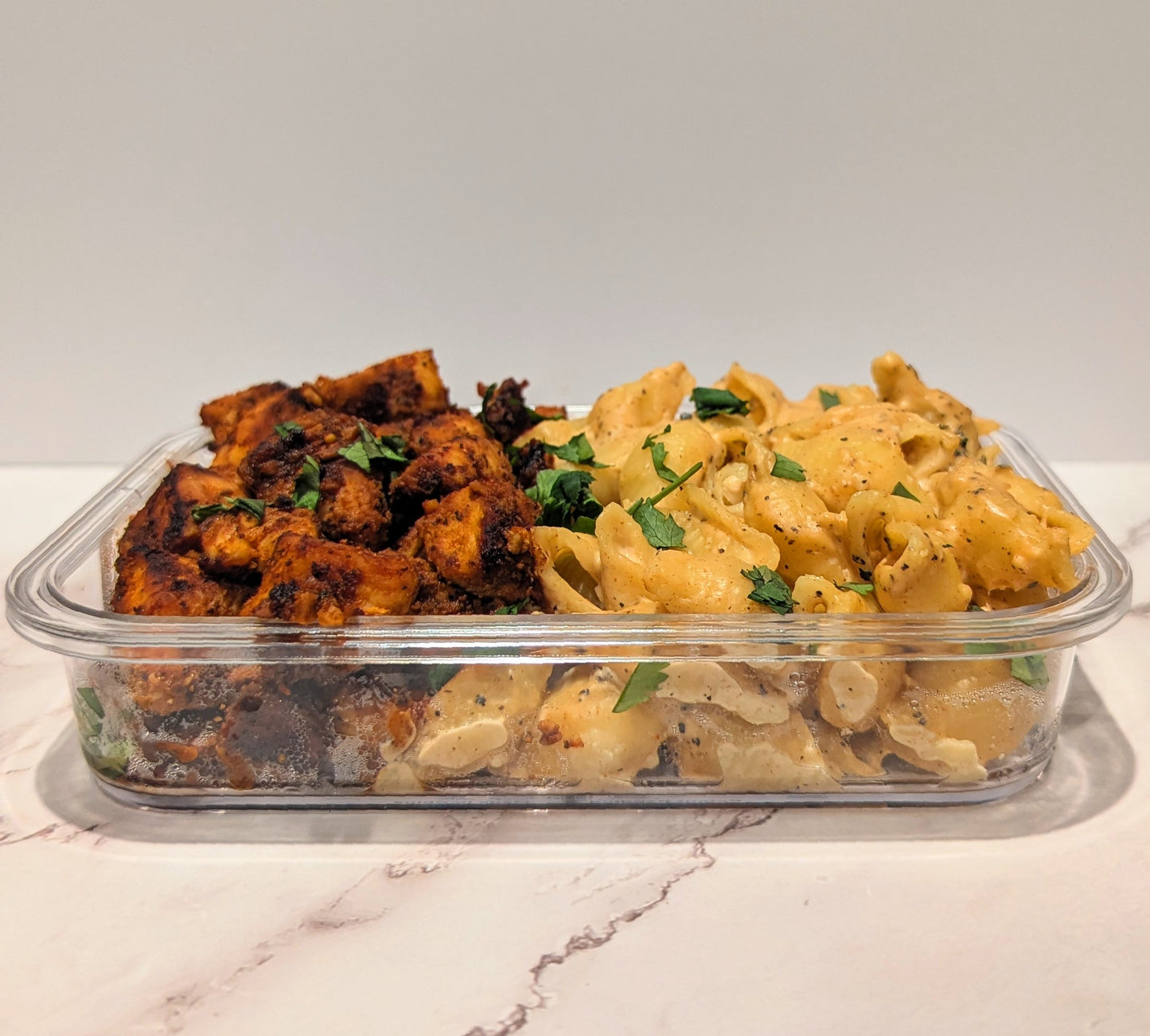 Honey Garlic Chicken with Mac 'n Cheese